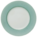 Green Lace Charger Plate