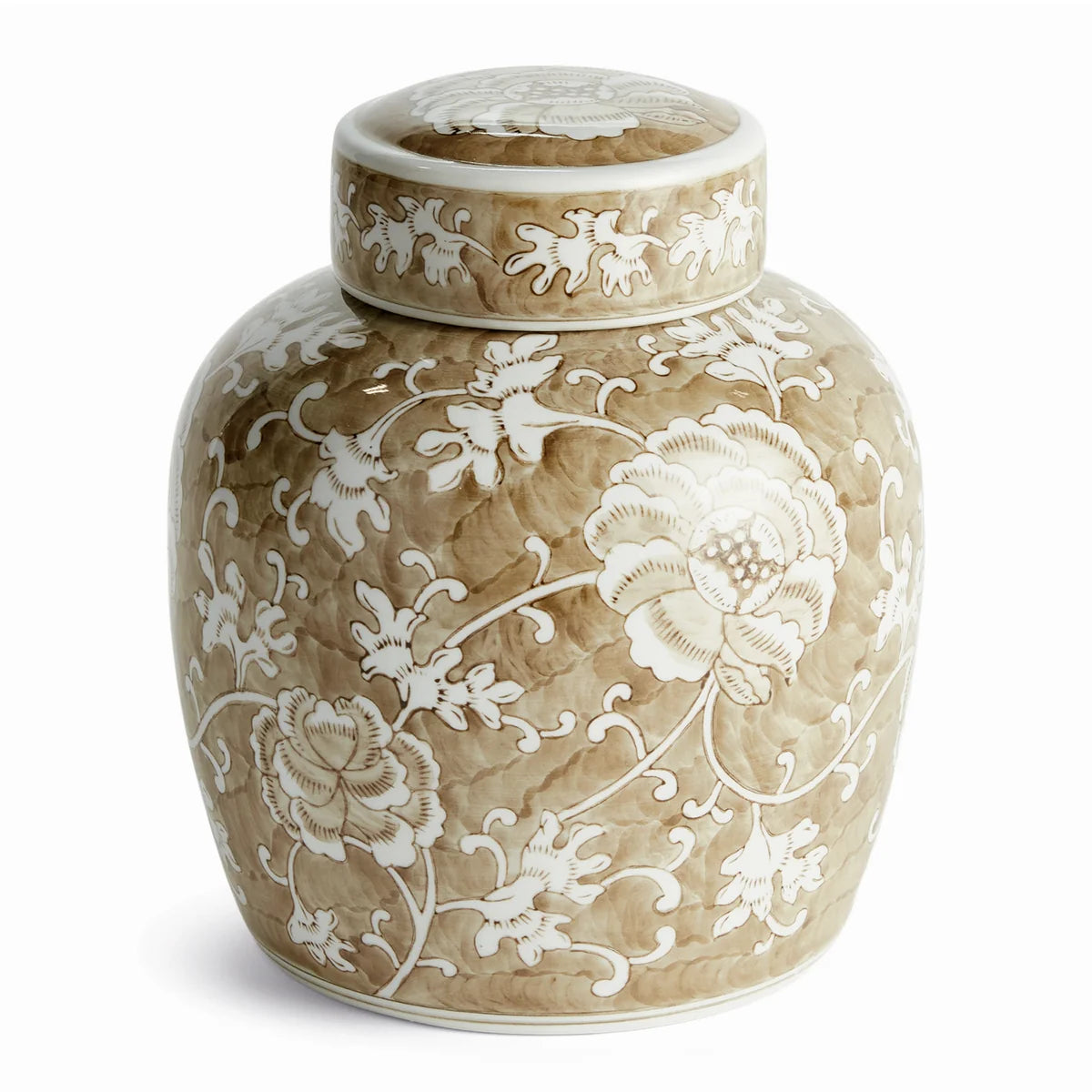 Province Lotus Lidded Jar