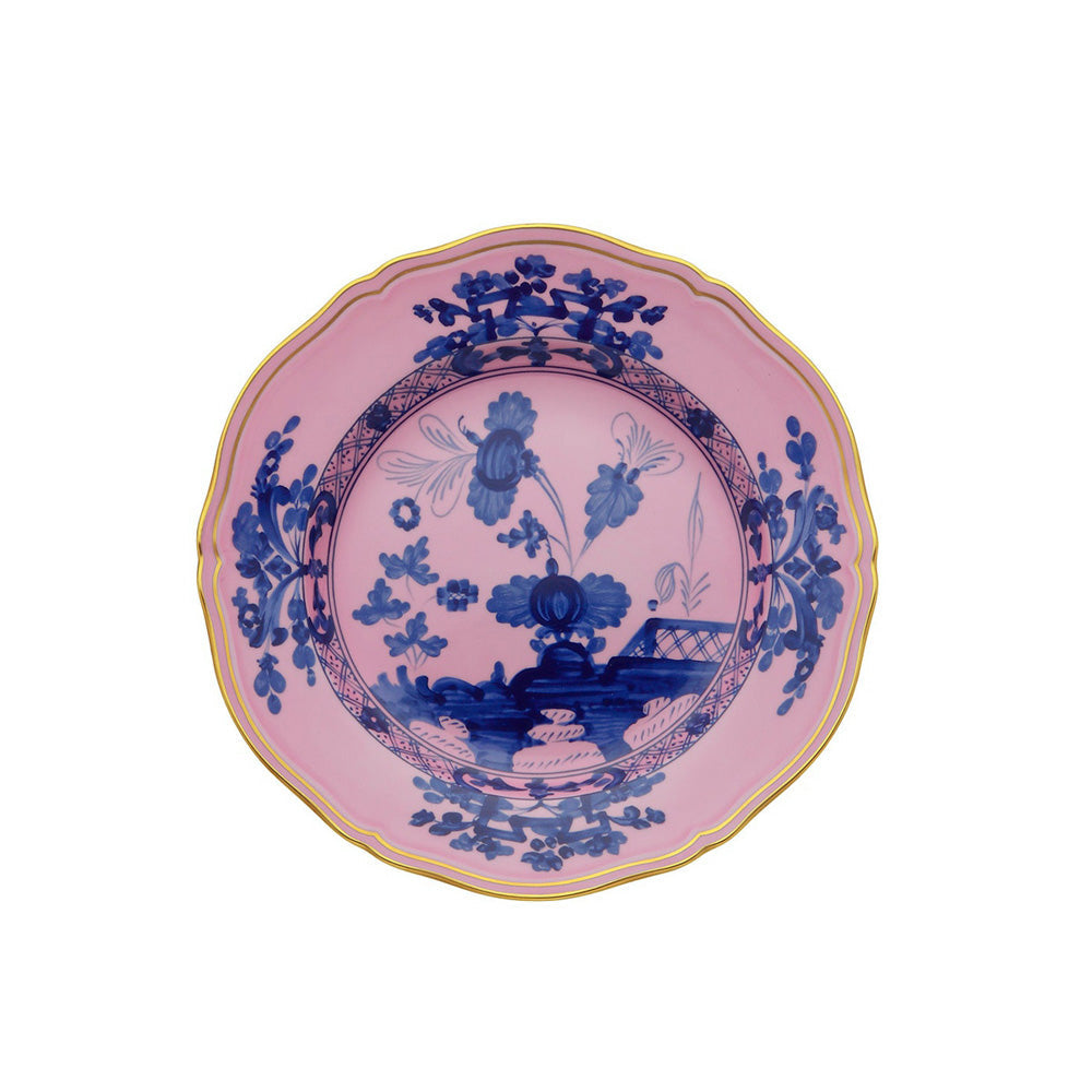 Oriente Italiano Azalea Flat Dessert Plate by Richard Ginori