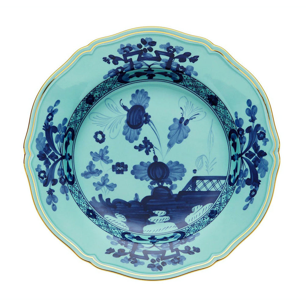 Oriente Italiano Iris Flat Bread Plate by Richard Ginori
