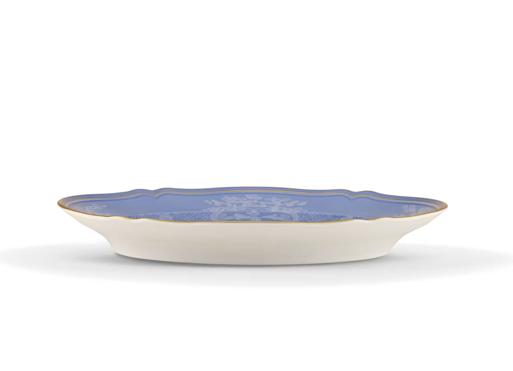 Oriente Italiano Pervinca 15" Oval Platter by Ginori 1735