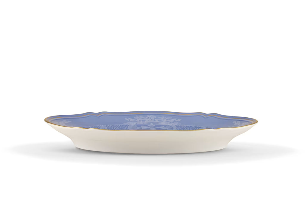 Oriente Italiano Pervinca 13" Oval Platter by Ginori 1735