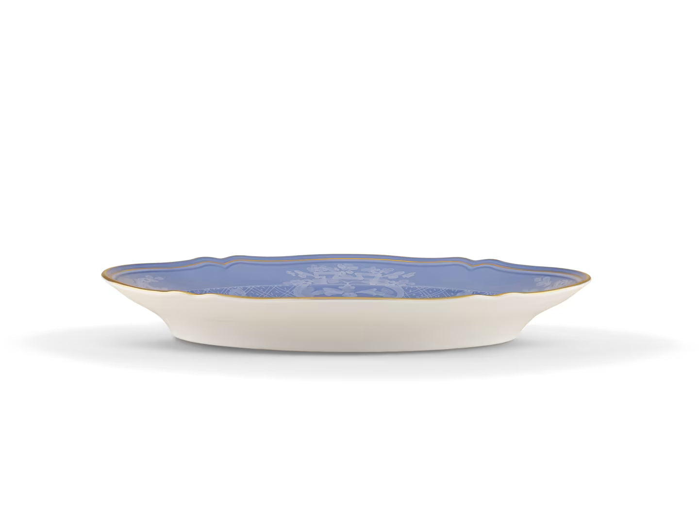 Oriente Italiano Pervinca 13" Oval Platter by Ginori 1735