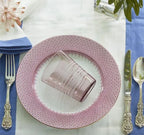 Pink Lace Dessert Plate