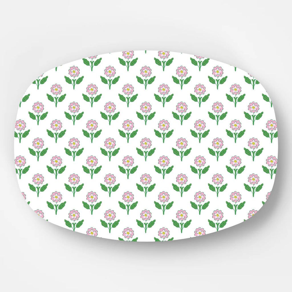 Serving Platter | Pink Daisy