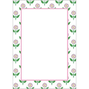 5x7 Pink Daisy Notepad