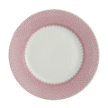 Pink Lace Dinner Plate