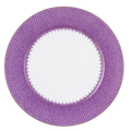 Plum Lace Dinner Plate
