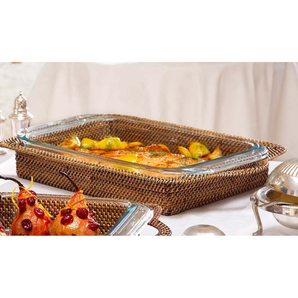 Rectangular Baker with 4qt Pyrex Insert