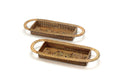 Rectangular Cracker Basket - Set of 2 by Calaisio 