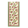 Squirrel & Pinecone Red & Brown Runner