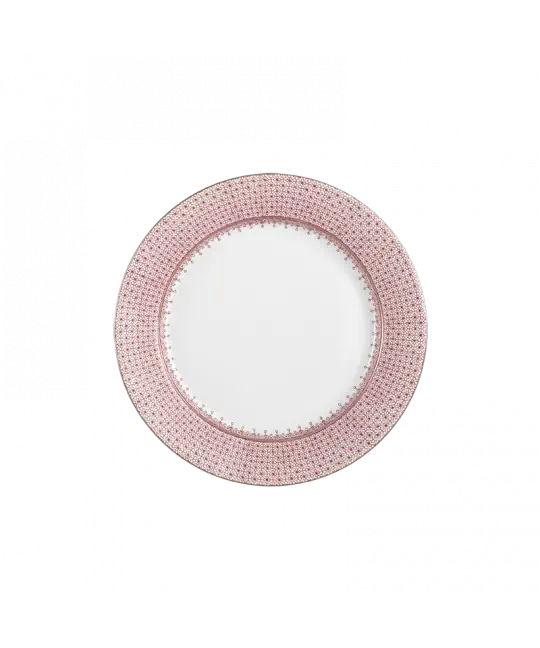 Pink Lace Bread Plate