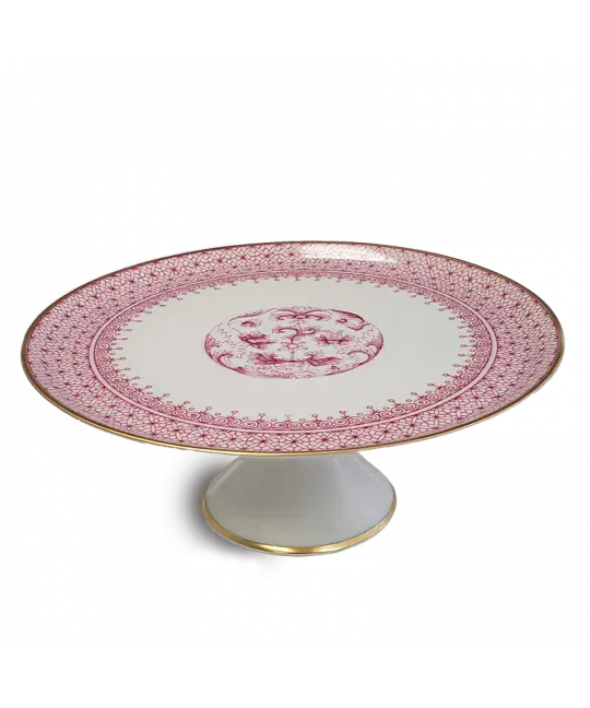 Pink Lace Cake Stand, Small
