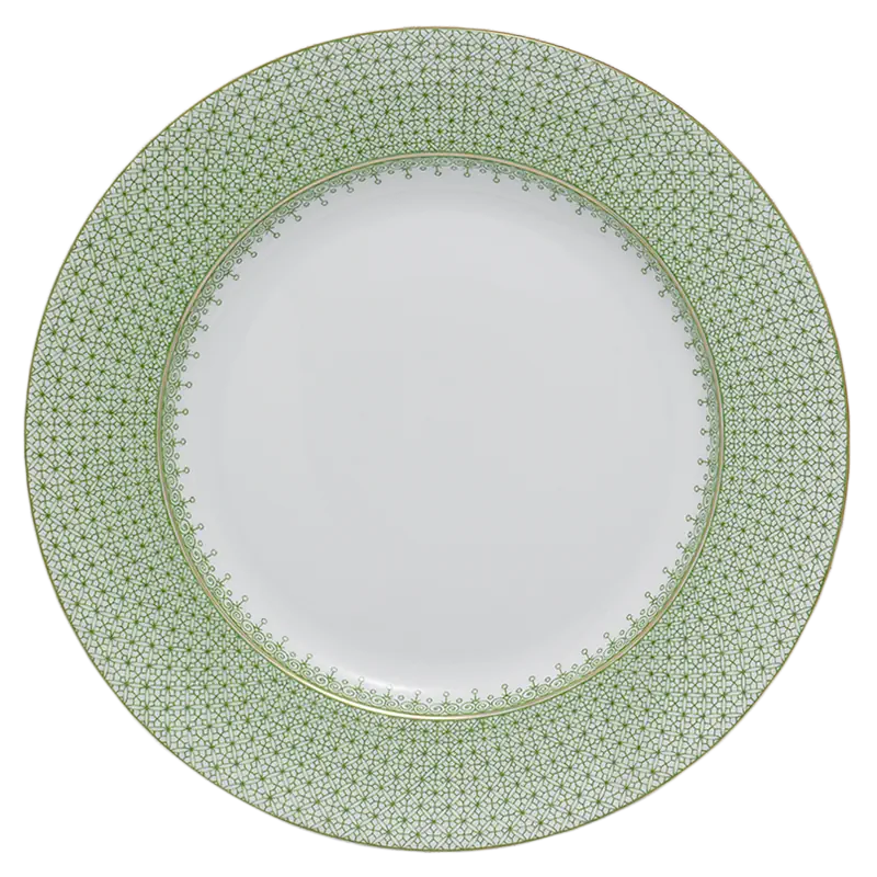 Mottahedeh Apple Green Lace Dinner Plate