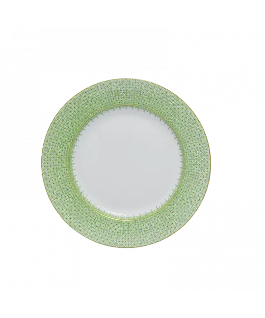 Green Apple Lace Bread Plate