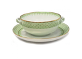 Apple Lace Cream Soup & Saucer