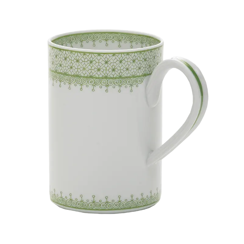 Mottahedeh Apple Green Lace Mug