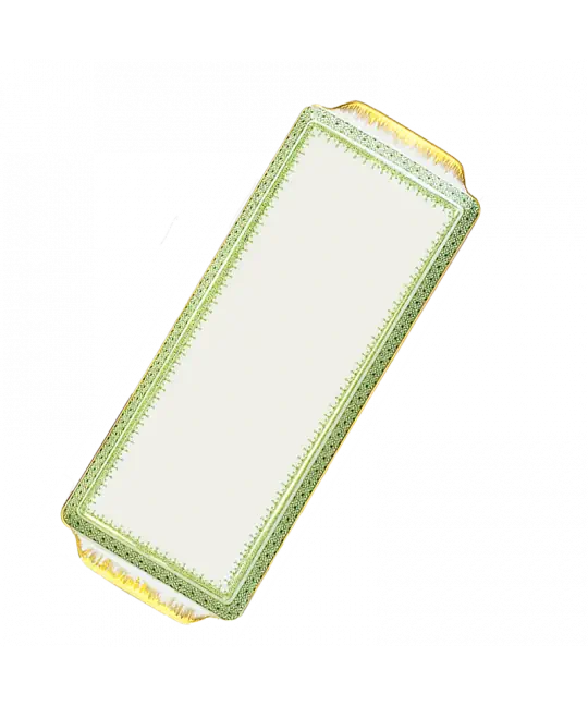 Apple Green Lace Sandwich Tray