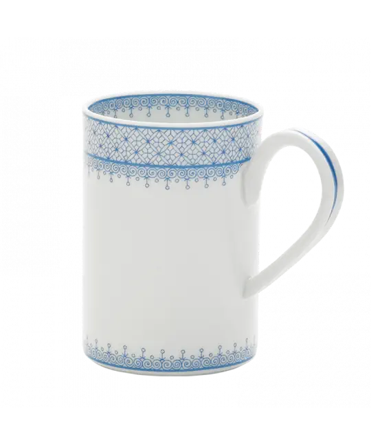Cornflower Blue Lace Mug