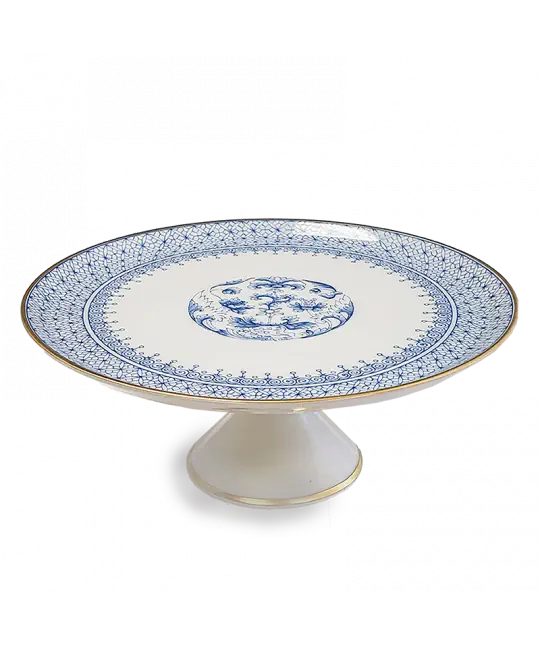 Cornflower Lace Cake Stand