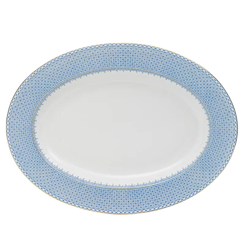 Mottahedeh Cornflower Oval Platter