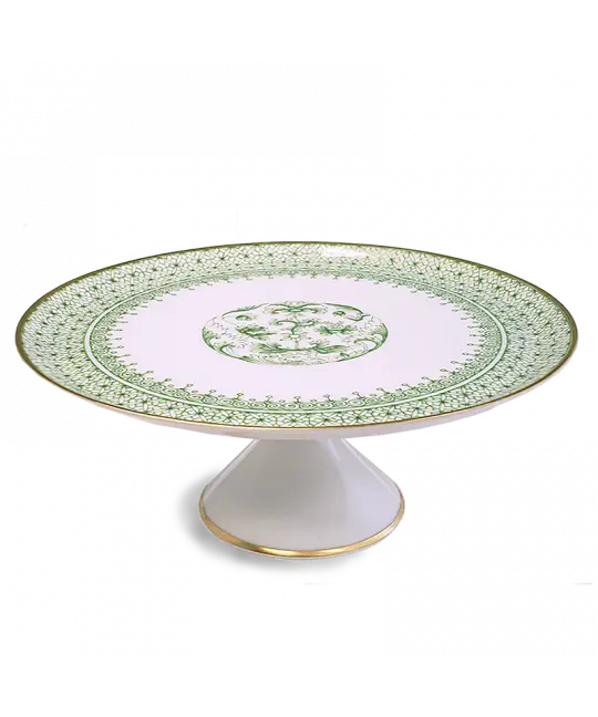 Green Apple Lace Cake Stand, Small