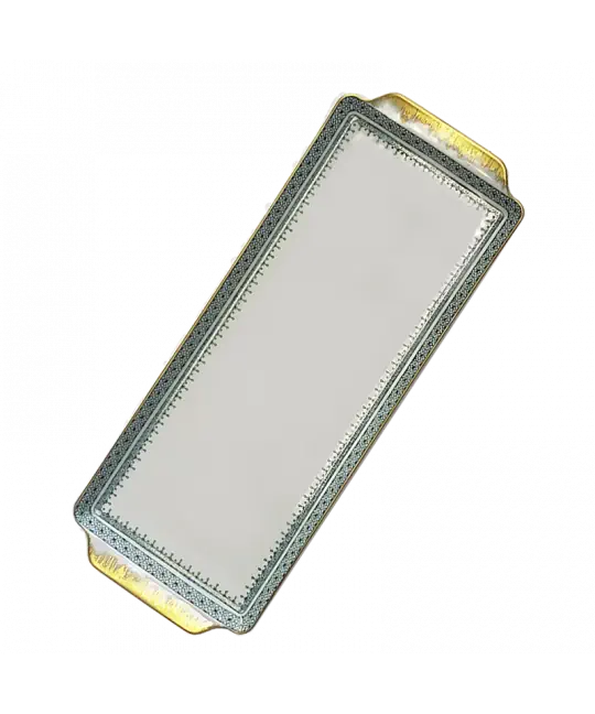 Green Lace Sandwich Tray