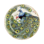Peacock Dessert Plate
