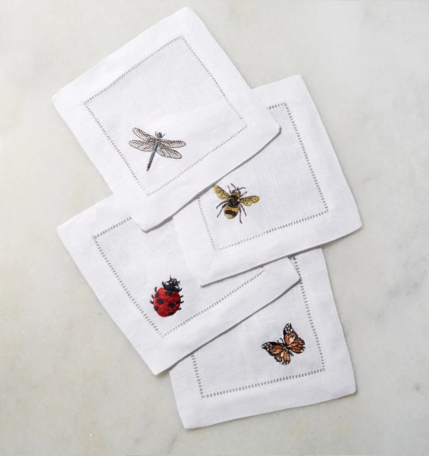 Insetti S/4 Cocktail Napkins