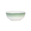 Sitio Stripe Cereal Bowl in Basil