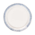 Sitio Stripe Dinner Plate in Delft Blue
