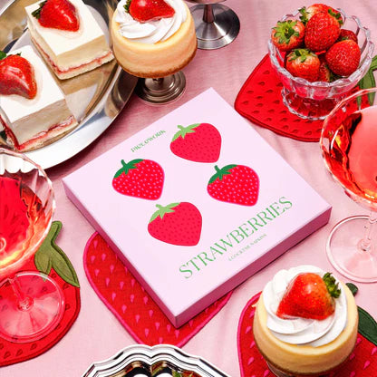 Strawberry Cocktail Napkins - Set of 4