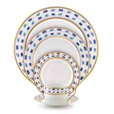Recamier - La Bocca bleu Dessert Plate