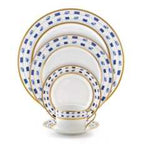 Recamier - La Bocca bleu Dessert Plate