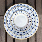 Recamier - La Bocca bleu Dessert Plate