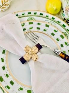 Recamier - La Bocca green Dessert plate