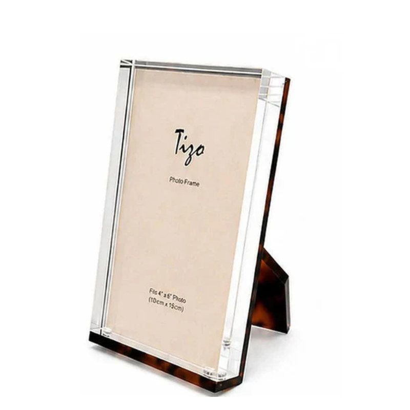 Lucite Tortoise Shell Frame