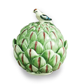 Artichoke Box with Bird, Small