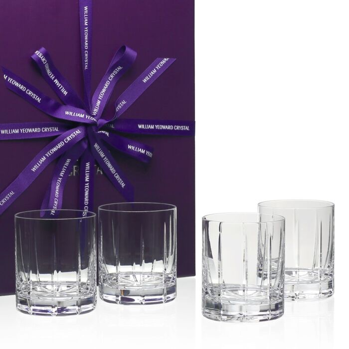 Vesper Gift Set of 4 Whisky Tumblers Straight