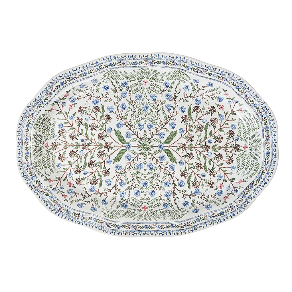 Villa Seville 17" Platter Chambray