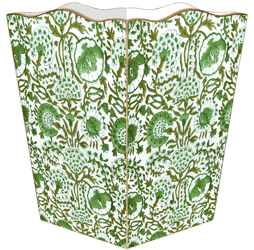 Green Floral Block