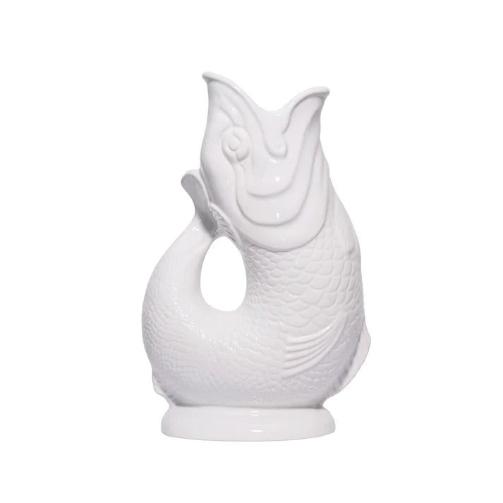 Large Gluggle Jug White